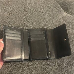 Coach Black Leather Wallet